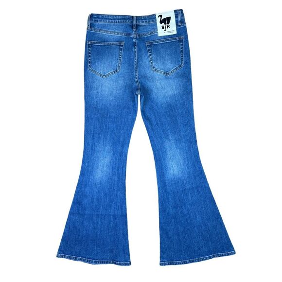 SR vs Sandrine Rose x Free People Medit Blue Flare Jeans - Size 31 - Picture 4 of 6